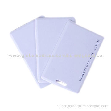 Blank Card with Lamination Housing, Made of PVC